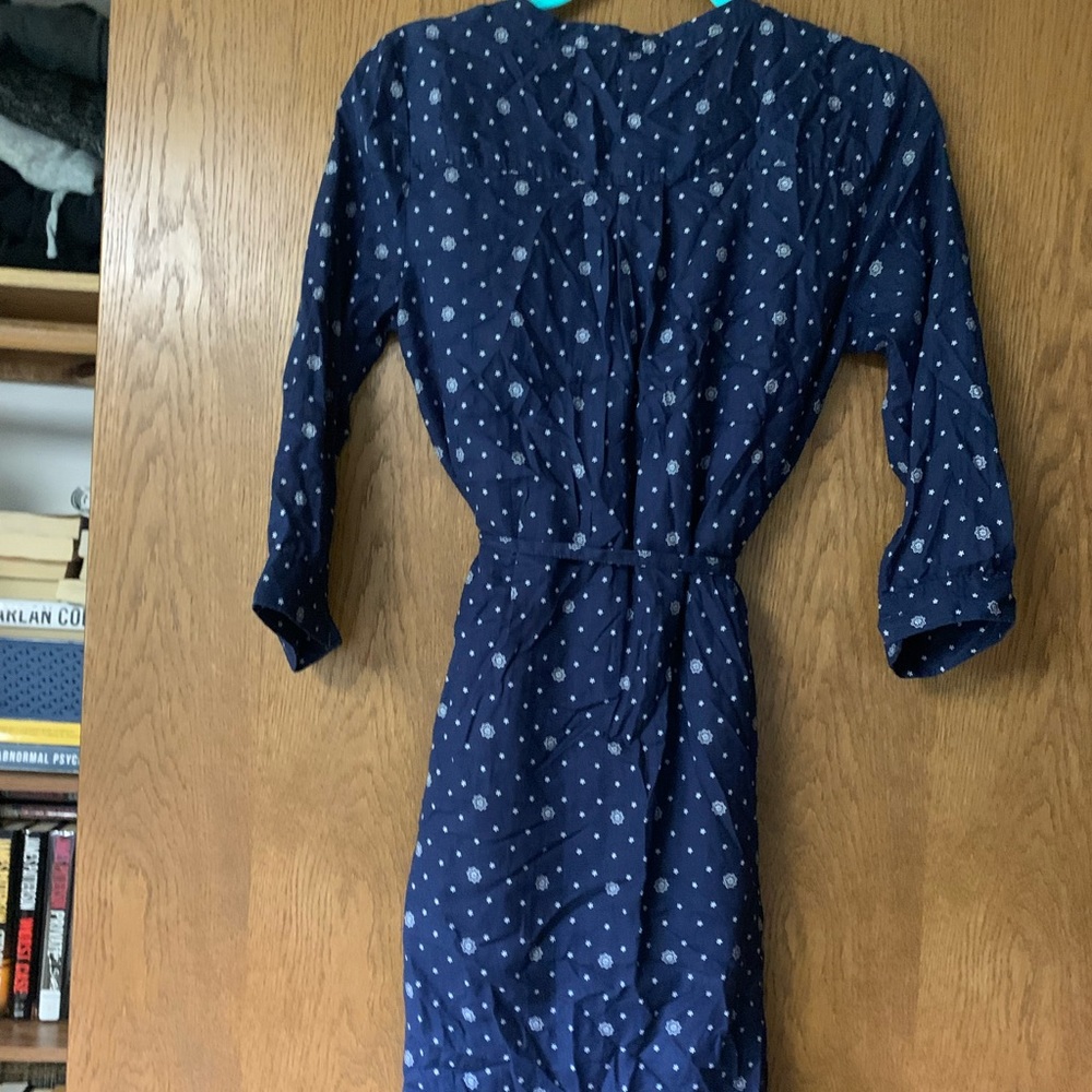 Blue patterned old navy dress - Picture 3 of 4